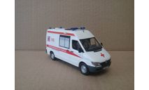СКОРАЯ МЕДИЦИНСКАЯ ПОМОЩЬ НА БАЗЕ MERCEDES BENZ SPRINTER, масштабная модель, scale43, Mercedes-Benz