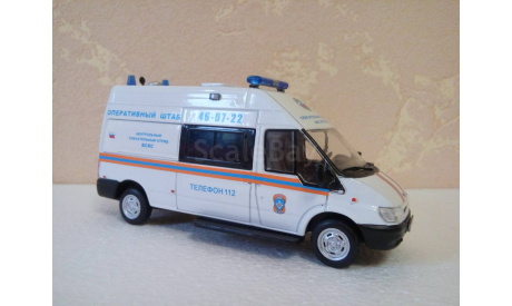 МЧС РОССИИ НА БАЗЕ FORD TRANSIT, масштабная модель, 1:43, 1/43