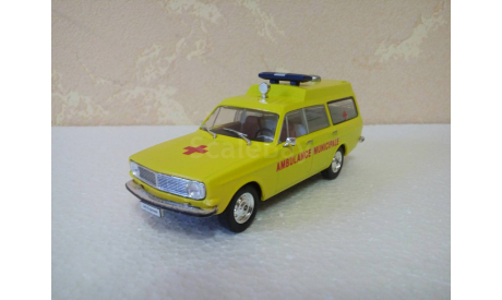 СКОРАЯ МЕДИЦИНСКАЯ ПОМОЩЬ/AMBULANCE на базе VOLVO 145, масштабная модель, scale43