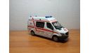 СКОРАЯ МЕДИЦИНСКАЯ  ПОМОЩЬ  AMBULANCE НА БАЗЕ MERCEDES BENZ SPRINTER, масштабная модель, Mercedes-Benz, 1:43, 1/43