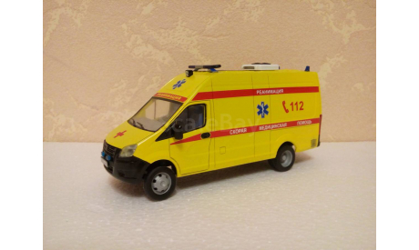 СКОРАЯ МЕДИЦИНСКАЯ ПОМОЩЬ НА БАЗЕ GAZEL NEXT, масштабная модель, ГАЗ, 1:43, 1/43