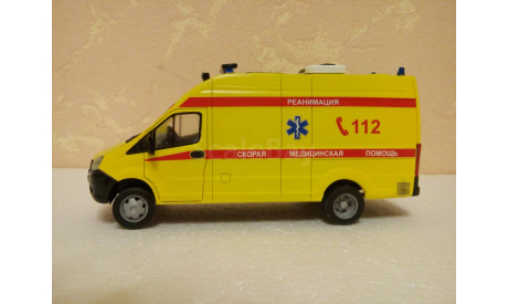 СКОРАЯ МЕДИЦИНСКАЯ ПОМОЩЬ НА БАЗЕ GAZEL NEXT, масштабная модель, ГАЗ, 1:43, 1/43