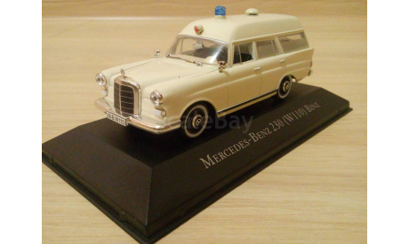 MERCEDES BENZ 230 W110 BINZ AMBULANCE., масштабная модель, Mercedes-Benz, Atlas, 1:43, 1/43