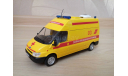 СКОРАЯ МЕДИЦИНСКАЯ ПОМОЩЬ НА БАЗЕ FORD TRANSIT, масштабная модель, scale43