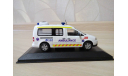 МОДЕЛЬ AMBULANCE НА БАЗЕ VW CADDY, масштабная модель, Volkswagen, 1:43, 1/43