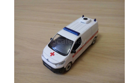 СКОРАЯ МЕДИЦИНСКАЯ ПОМОЩЬ НА БАЗЕ CITROEN JUMPY, масштабная модель, Citroën, scale43