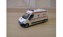 СКОРАЯ МЕДИЦИНСКАЯ ПОМОЩЬ НА БАЗЕ RENAULT MASTER, масштабная модель, scale43