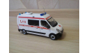 СКОРАЯ МЕДИЦИНСКАЯ ПОМОЩЬ НА БАЗЕ RENAULT MASTER, масштабная модель, scale43