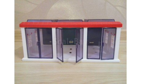 БОКСЫ ПОЖАРНОГО ДЕПО, элементы для диорам, 1:43, 1/43