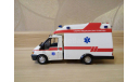 СКОРАЯ МЕДИЦИНСКАЯ ПОМОЩЬ НА БАЗЕ FORD TRANSIT., масштабная модель, 1:43, 1/43