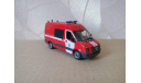 VOLKSWAGEN CRAFTER ПОЖАРНЫЙ, масштабная модель, Minichamps, scale43