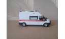 СКОРАЯ МЕДИЦИНСКАЯ ПОМОЩЬ НА БАЗЕ FORD TRANSIT, масштабная модель, scale43