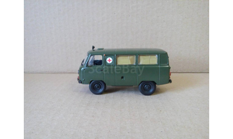 УАЗ 452А САНИТАРНЫЙ АВТОЛЕГЕНДЫ СССР., масштабная модель, DeAgostini, scale43