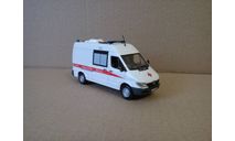 СКОРАЯ МЕДИЦИНСКАЯ ПОМОЩЬ НА БАЗЕ MERCEDES BENZ SPRINTER, масштабная модель, scale43, Mercedes-Benz