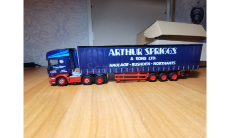 Модель автомобиля Scania R420 ’Arthur Spriggs’ ., масштабная модель, Bauer/Cararama/Hongwell, scale50