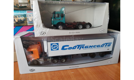 Volvo F12 Sovtransavto, Mercedes Bens NG 2232., масштабная модель, scale43