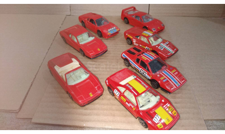 Феррари  7 шт ., масштабная модель, Ferrari, ббураго, 1:43, 1/43