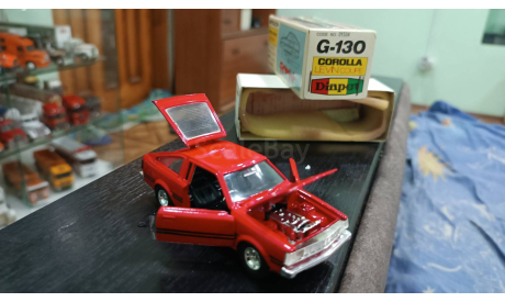 Toyota corolla levin coupe diapet 1/40, масштабная модель, Yonezava diapet, scale43