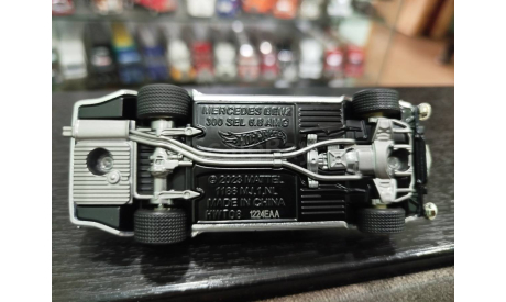 Mercedes benz   300 SEL  6.8 AMG  1/43, масштабная модель, Hot wheels matell, scale43