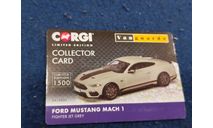 Ford mustang mach 1 1/43, масштабная модель, Corgi, scale43