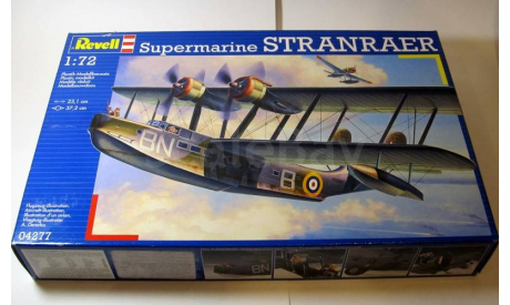 Британский гидросамолет Supermarine Stranraer, сборные модели авиации, Revell, 1:72, 1/72