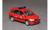 Пожарный автомобиль Opel Zafira Feuerwehr Essen, Германия., масштабная модель, Herpa, 1:87, 1/87