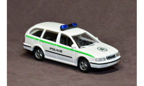 Полицейский автомобиль Skoda Oktavia, Чехия., масштабная модель, Škoda, Igra Praha, 1:87, 1/87