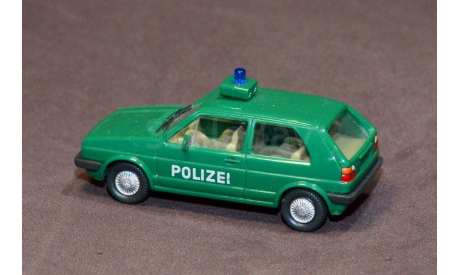 Полицейский автомобиль Volkswagen Golf, Германия., масштабная модель, Wiking, 1:87, 1/87