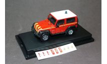 Автомобиль Jeep Wrangler 2012 Fire Engine, масштабная модель, Greenlight Collectibles, scale43