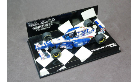 Гоночный автомобиль F1 Williams-Renault FW17, Damon Hill, 1995., масштабная модель, Minichamps, 1:43, 1/43