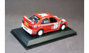 Гоночный автомобиль Mitsubishi Lancer EVO VI, T. Makinen - R. Mannisenmaki, rally New Zealand, 1999., масштабная модель, Altaya Rally, 1:43, 1/43