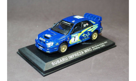 Гоночный автомобиль Subaru Impreza WRC, P. Solberg - P. Mills, rally New Zealand, 2003., масштабная модель, Altaya Rally, scale43