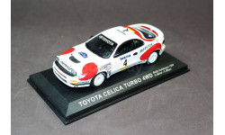 Гоночный автомобиль Toyota Celica Turbo 4WD, C. Sainz - L. Moya, rally Catalunya, 1992.