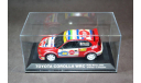 Гоночный автомобиль Toyota Corolla WRC, V. Rossi - C. Cassina, rally Monza, 2004., масштабная модель, Altaya Rally, 1:43, 1/43