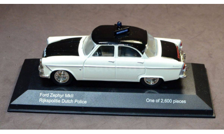 Автомобиль Ford Zephyr MkII, Rijkspolitie Dutch Police., масштабная модель, Vanguards, 1:43, 1/43