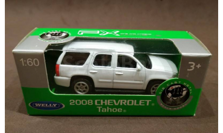 Автомобиль Chevrolet Tahoe 2008, масштабная модель, Welly, scale64