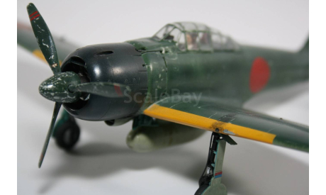 Mitsubishi A6M5c Zero Fighter 1:48, масштабные модели авиации, Nakajima, Tamiya, 1/48