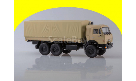 КАМАЗ-43118 6x6 бортовой с тентом    ПАО КАМАЗ АИСТ 101623, масштабная модель, 1:43, 1/43, Автоистория (АИСТ)