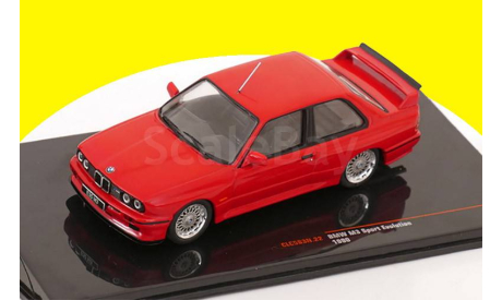 BMW M3 SPORT EVOLUTION 1990 IXO CLC583 IXO 1:43 Трещина на боксе!*, масштабная модель, scale43, IXO Road (серии MOC, CLC)