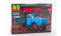 Сборная модель Дрезина Зил-130 4074AVD, сборная модель автомобиля, AVD Models, scale43