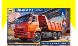 Сборная модель Камаз 65115 (Kamaz-65115 самосвал) 1/35 ZVEZDA 3650