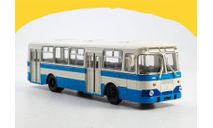 Ликинский автобус-677М (бело-синий)  СОВА 900377, масштабная модель, Советский Автобус, scale43