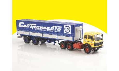 Mercedes-Benz NG 2232 с полуприцепом Fruehauf Savoyarde SSM7075, масштабная модель, scale43, Start Scale Models (SSM)