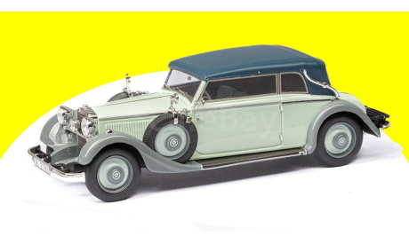 MERCEDES-BENZ Typ 290 (W18) Cabriolet B Closed 1933-36, grey EMEU43043F Esval Models, масштабная модель, scale43