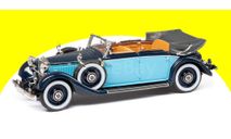 MERCEDES-BENZ Typ 290 (W18) Cabriolet D Open 1933-36, dark blue / light blue  EMEU43043C, масштабная модель, Esval Models, scale43