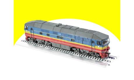 Наши поезда № 11, ТЭП70 перевыпуск, железнодорожная модель, scale87