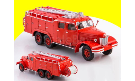 ПМЗМ-3 (151) Пожарная машина ЗИС, Москва SSM1573, масштабная модель, 1:43, 1/43, Start Scale Models (SSM), ЗИЛ