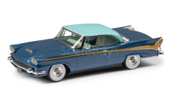 Packard 58L de 1958 - Bleu / Bleu foncé  Jaune 1/43 EMEU43009B Esval Models