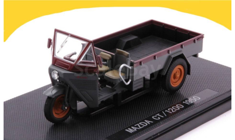 Mazda CT/1200 3-Wheel Open Top year 1950 grey / brown 44109 Ebbro 1:43, масштабная модель, scale43