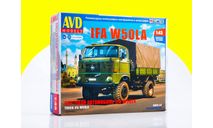 Сборная модель IFA W50LA бортовой (с тентом) 1568AVD, масштабная модель, scale43, AVD Models